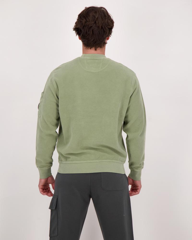 SWEAT CP.COMPANY BRUSHED EMERIZED S249 612 SEAGRASS VERT