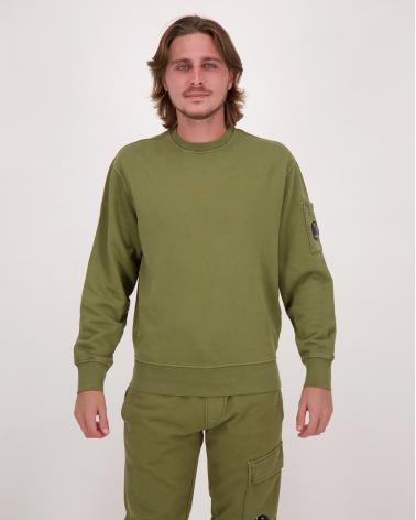SWEAT CP COMPANY COL ROND EMERIZED DIAGONAL SS718 652 CAPERS KAKI
