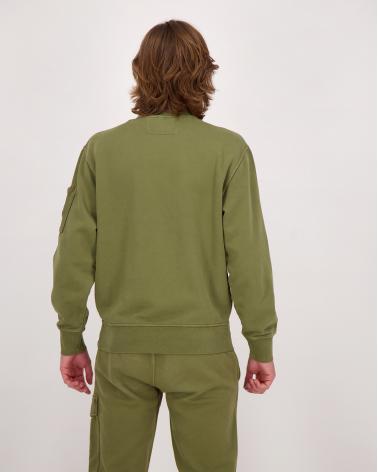 SWEAT CP COMPANY COL ROND EMERIZED DIAGONAL SS718 652 CAPERS KAKI