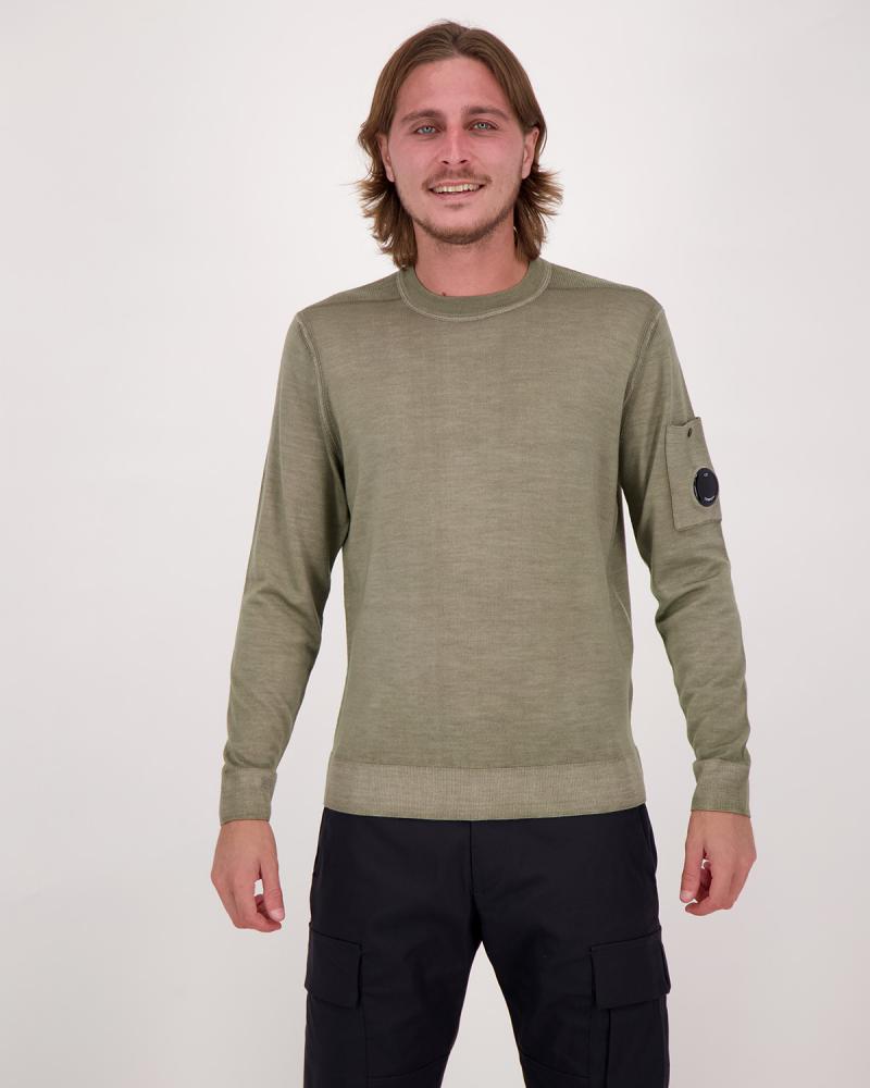 PULL CP.COMPANY MERINOS KN024A 356 FALLEN ROCK TAUPE