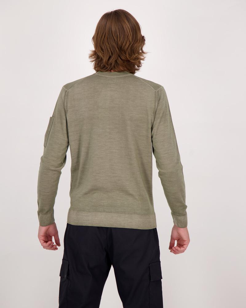 PULL CP.COMPANY MERINOS KN024A 356 FALLEN ROCK TAUPE