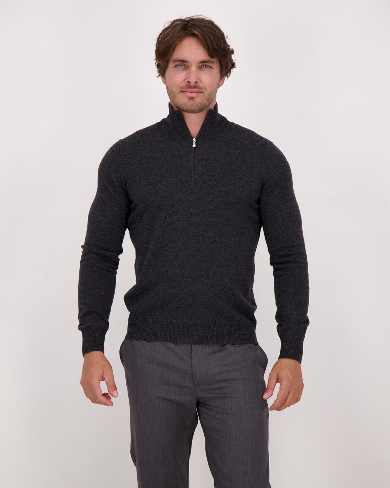 PULL POLO ZIP GRAN SASSO ANTRACITE