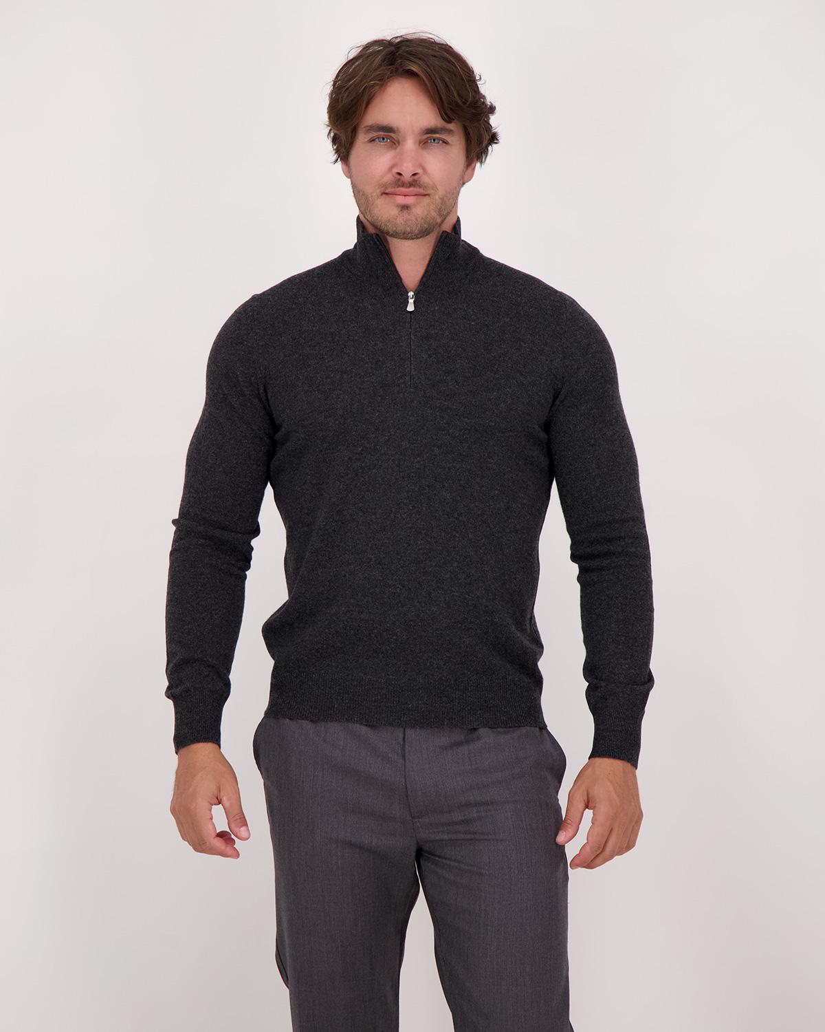 PULL POLO ZIP GRAN SASSO ANTRACITE