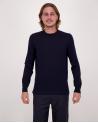 PULL COL ROND GRAN SASSO ATHLEISURE MARINE