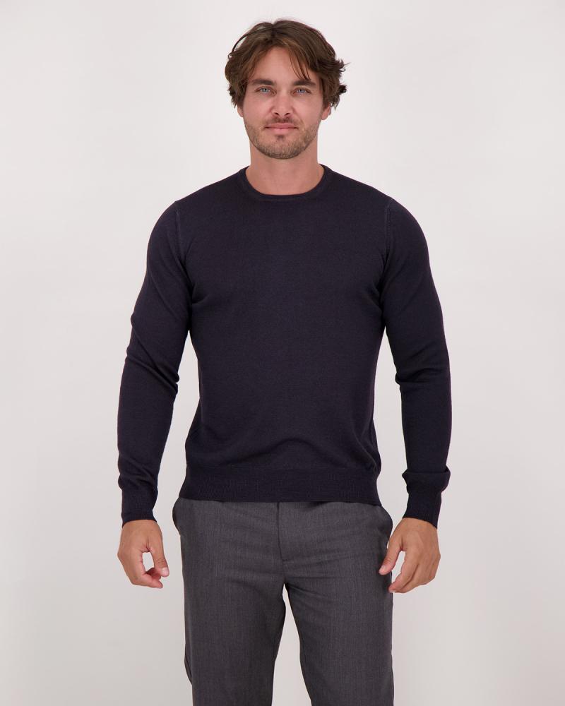 PULL COL ROND GRAN SASSO VINTAGE ANTRACITE