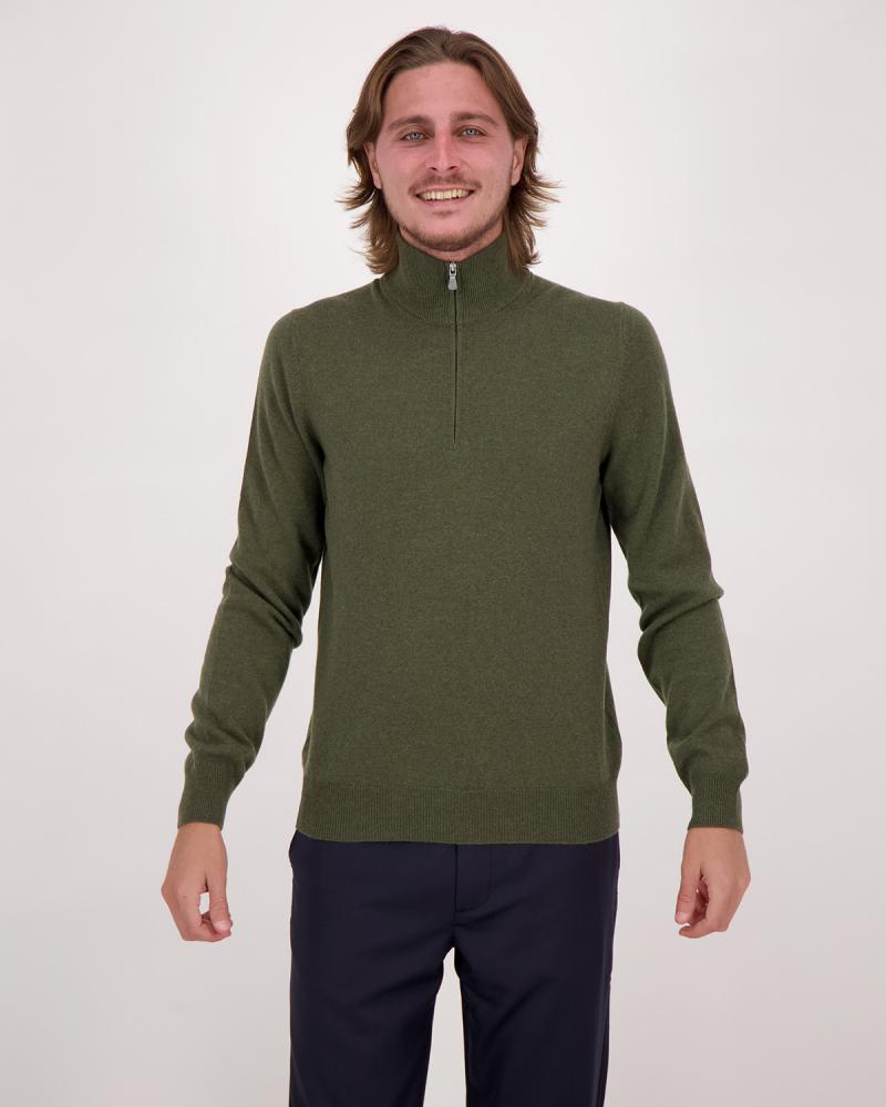 PULL POLO ZIP GRAN SASSO VERT