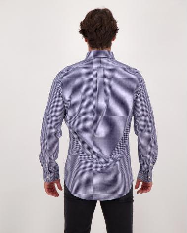 CHEMISE RALPH LAUREN VICHY  MARINE BLANC