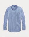 CHEMISE RALPH LAUREN RAYÈE BLEU BLANC