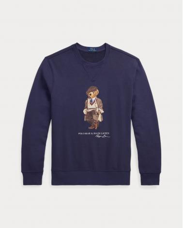 SWEAT RALPH  LAUREN POLO BEAR Marine