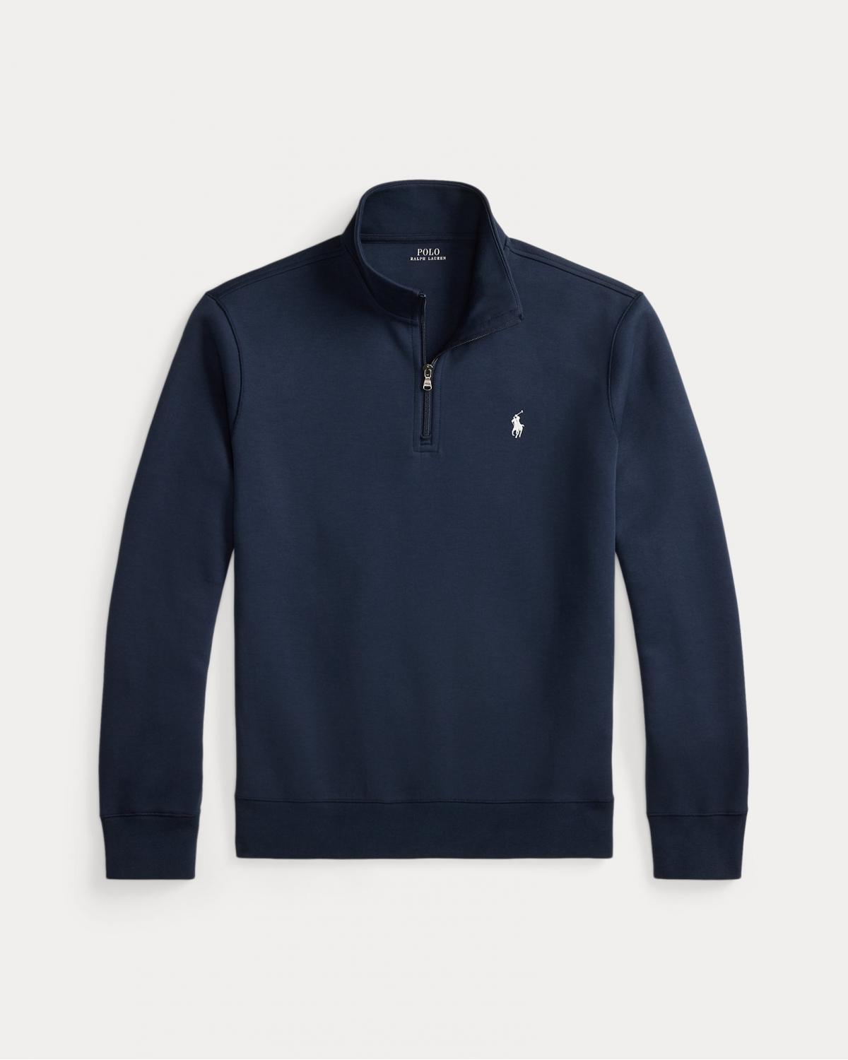 SWEAT DEMI ZIP RALPH LAUREN BLEU