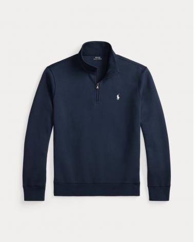 SWEAT DEMI ZIP RALPH LAUREN BLEU