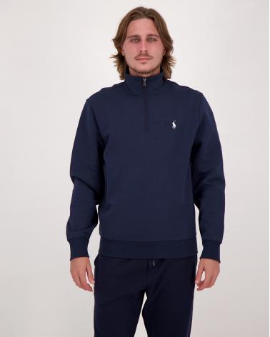 SWEAT DEMI ZIP RALPH LAUREN BLEU