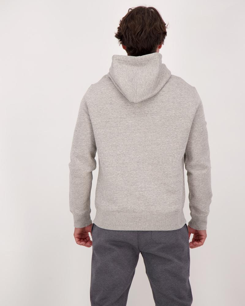 SWEAT RALPH LAUREN CAPUCHE POLO BEAR Gris chiné