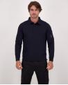 POLO SWEAT CP.COMPANY LIGHT SS100 888 MARINE)
