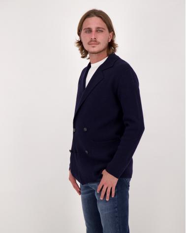 VESTE TAGLIATORE MAILLE CROISEE  WILLOW MARINE