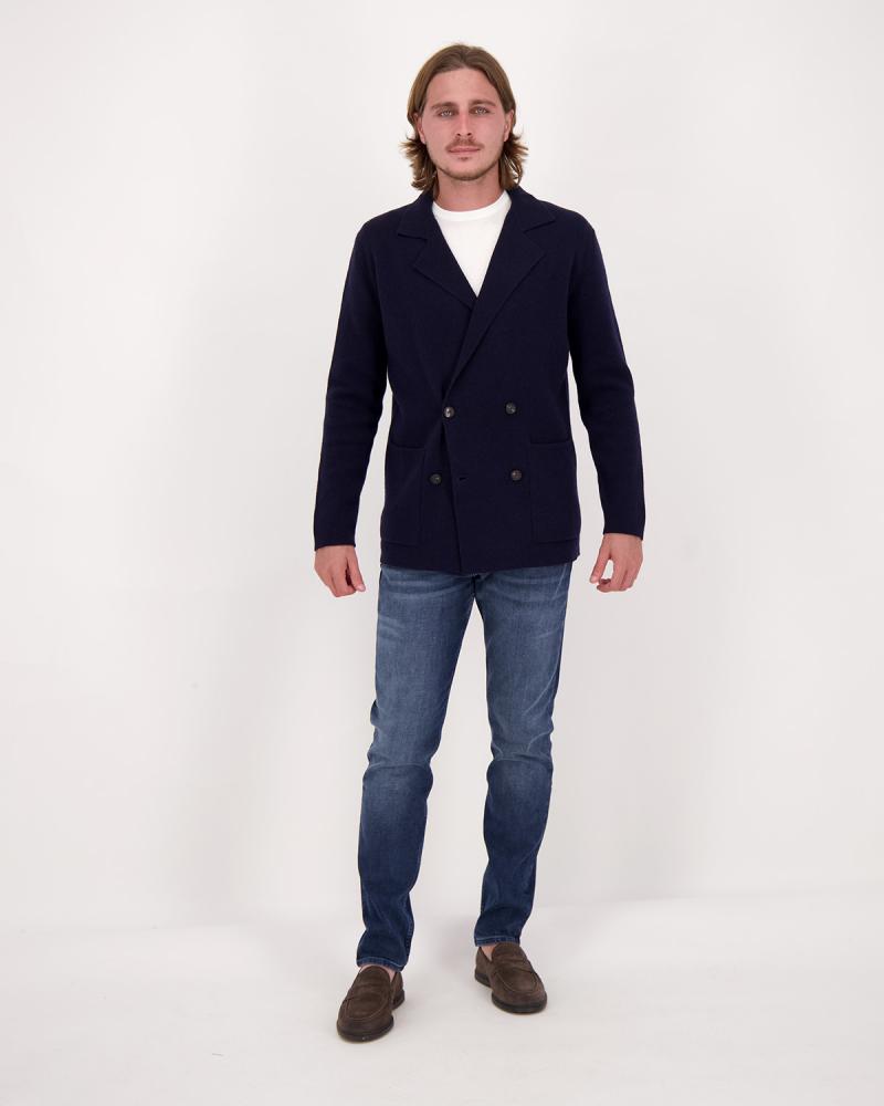 VESTE TAGLIATORE MAILLE CROISEE  WILLOW MARINE