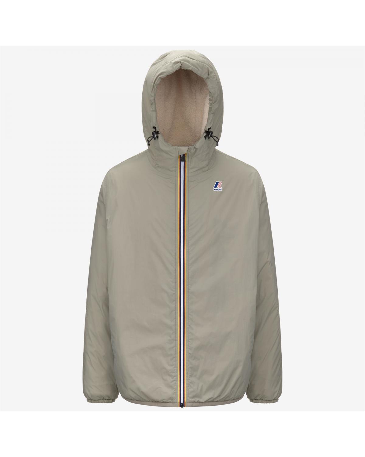 BLOUSON K-WAY LE VRAI 4.0 ORSETTO 633 Green Oak Beige 
