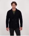 VESTE TAGLIATORE MAILLE CROISEE  WILLOW Noir