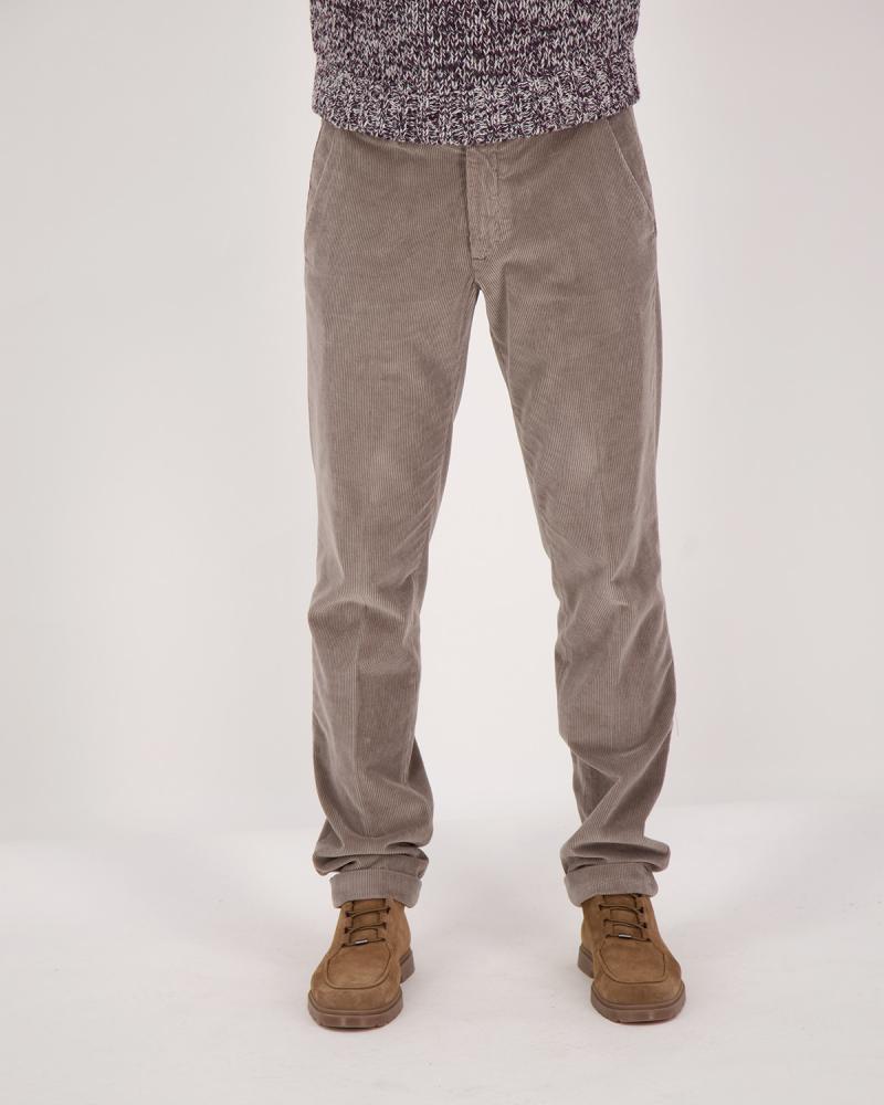 PANTALON BRIGLIA  BG03 VELOURS FINES CÔTES BEIGE