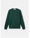 PULL STONE ISLAND COL ROND 5100071 C4 005E JUNIPER VERT