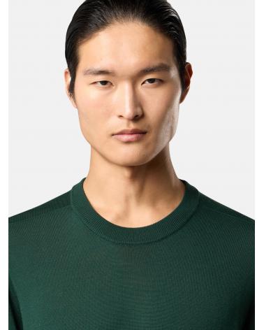 PULL STONE ISLAND COL ROND 5100071 C4 005E JUNIPER VERT