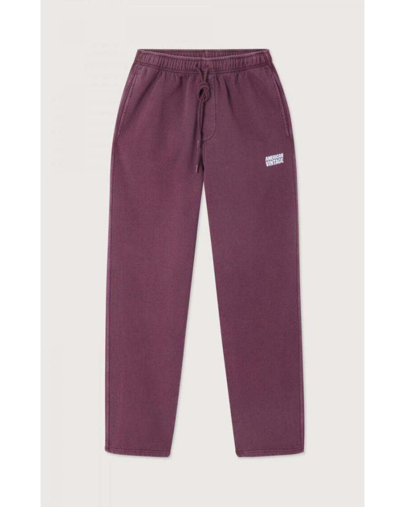 PANTALON AMERICAN VINTAGE JOGG AMPLE BORDEAUX