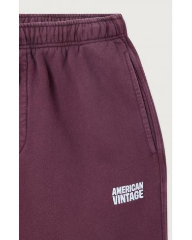 PANTALON AMERICAN VINTAGE JOGG AMPLE BORDEAUX