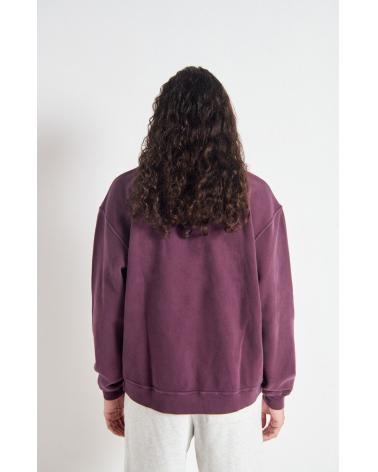 SWEAT COL ROND AMERICAN VINTAGE BORDEAUX