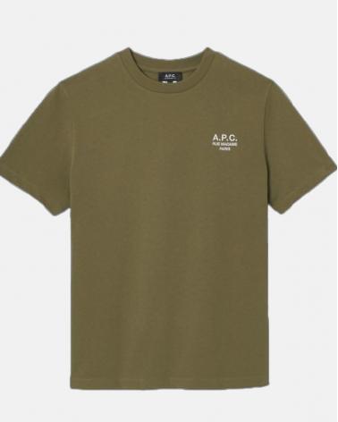 TEE SHIRT A.P.C.STANDARD RUE MADAMEKAKI BLANC