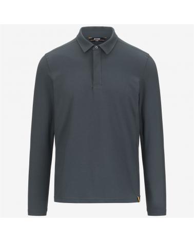 POLO K-WAY ML TIBERE  ICE COTON GRIS
