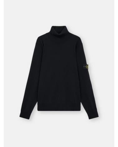 PULL COL ROULÉ STONE ISLAND  5100025  S00C4 0029 NOIR
