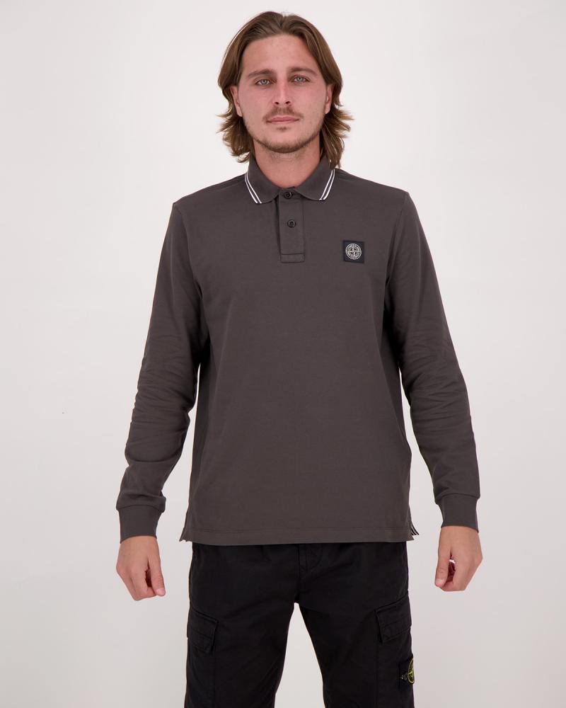 POLO STONE ISLAND ML 2200-06 S0018 0062 GRIS