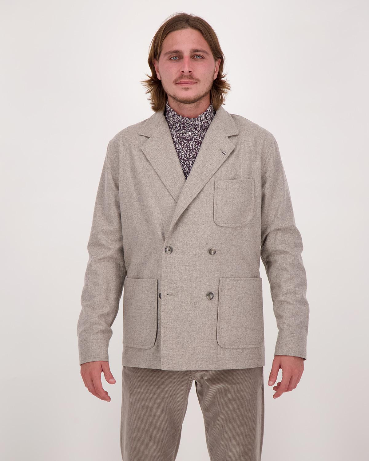 VESTE CROISEE TAGLIATORE BRAUN BEIGE