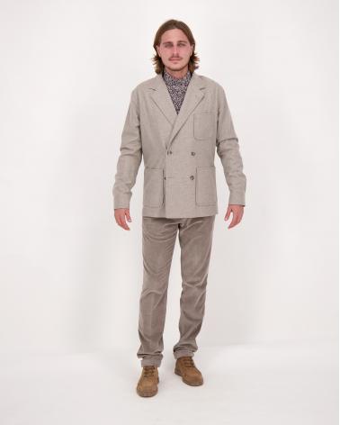 VESTE CROISEE TAGLIATORE BRAUN BEIGE