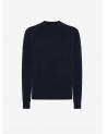 MAILLE COL ROND RRD 25132 BLU BLACK-BLEU