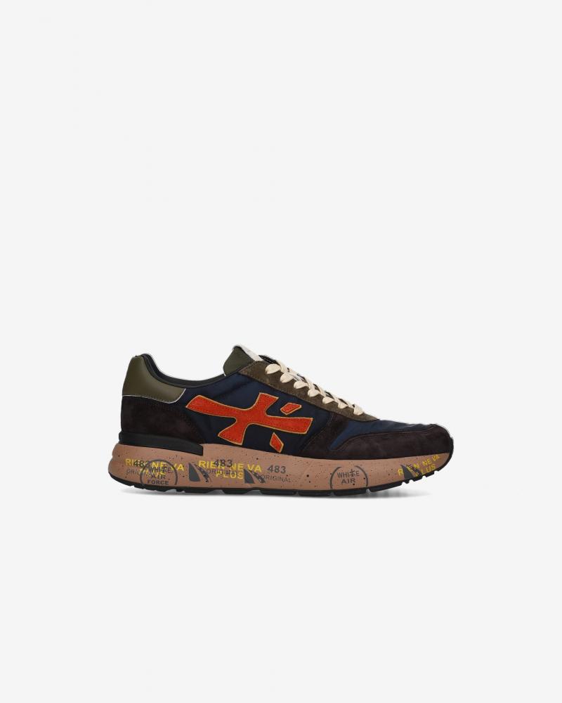 BASKET PREMIATA MICK 7721 MARRON/MARINE