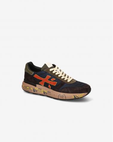 BASKET PREMIATA MICK 7721 MARRON/MARINE