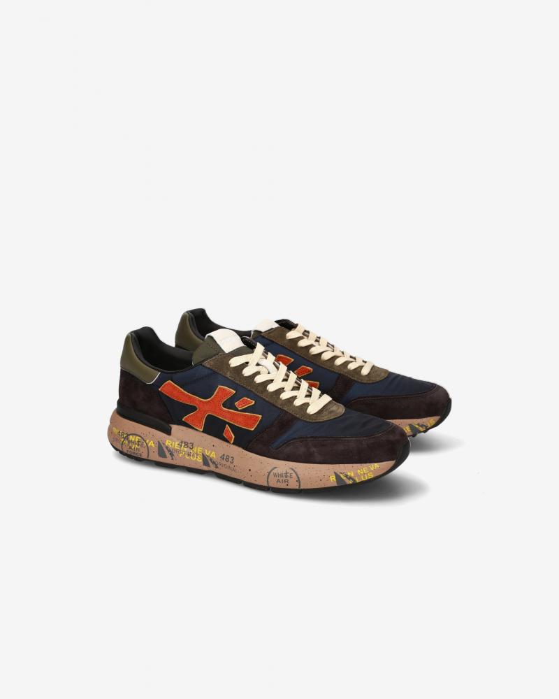 BASKET PREMIATA MICK 7721 MARRON/MARINE