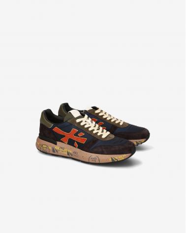 BASKET PREMIATA MICK 7721 MARRON/MARINE