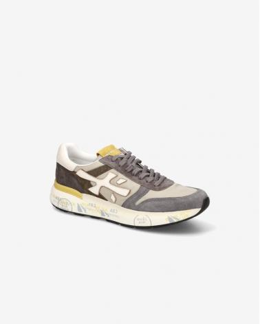 BASKET PREMIATA MICK 7713 GRIS/JAUNE
