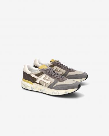 BASKET PREMIATA MICK 7713 GRIS/JAUNE