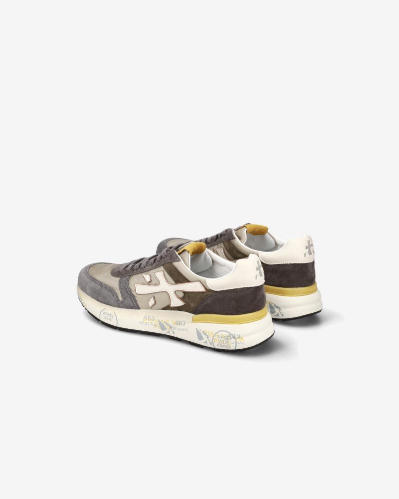 BASKET PREMIATA MICK 7713 GRIS/JAUNE