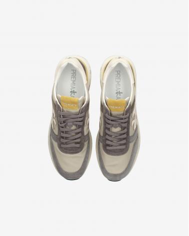 BASKET PREMIATA MICK 7713 GRIS/JAUNE