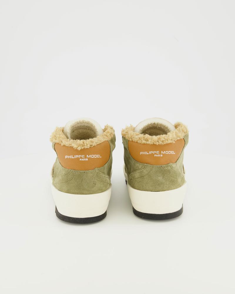 BASKET PHILIPPE MODEL NICE DAIM MILITAIRE