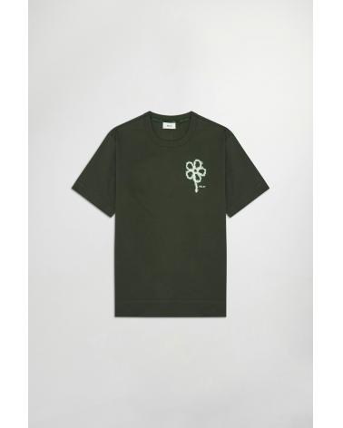 TEE SHIRT PEDRO NN.07 BRODÉ KAKI