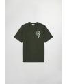 TEE SHIRT PEDRO NN.07 BRODÉ KAKI