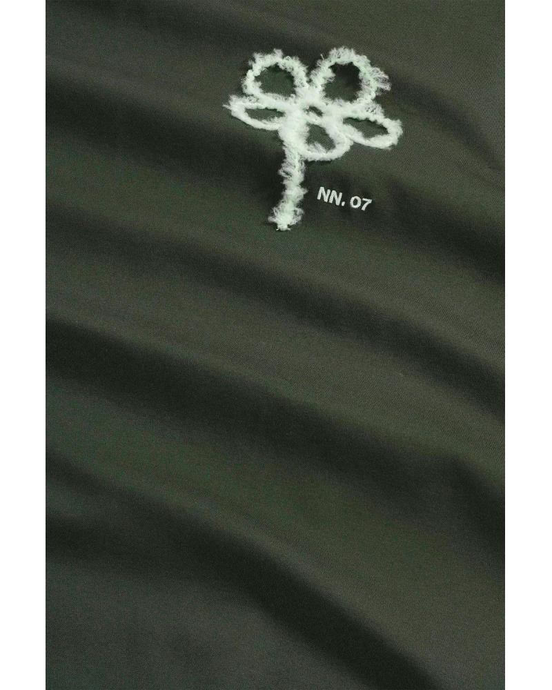 TEE SHIRT PEDRO NN.07 BRODÉ KAKI