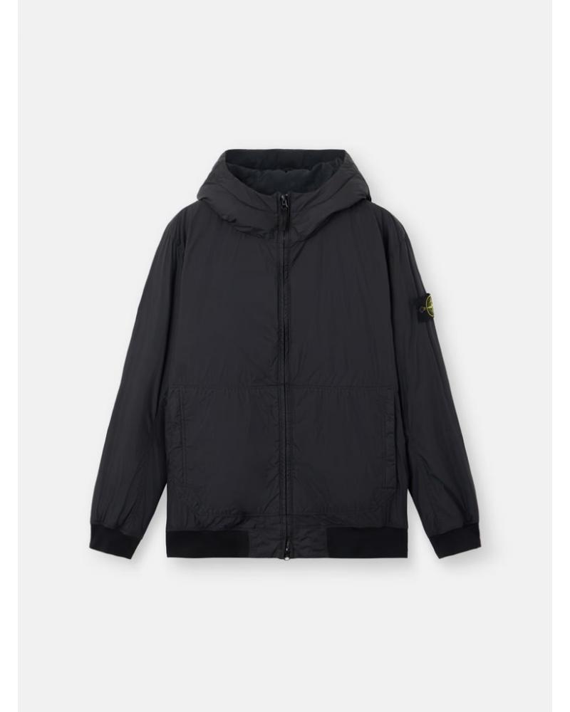 BLOUSON STONE ISLAND CRINKLE REPS NYLON 4100013 0029 NOIR
