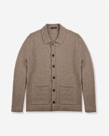 CARDIGAN SLOWEAR ZANONE BEIGE