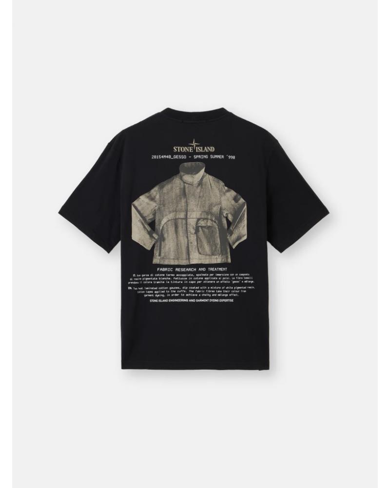 TEE SHIRT STONE ISLAND 2100037 S0091 0029 NOIR